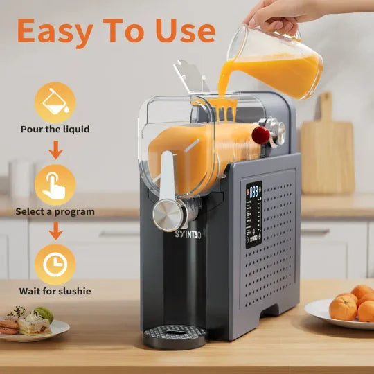 Slushie & Soft Serve Machine – 88oz Capacity, 6 Preset Modes, Frozen Drink Perfection